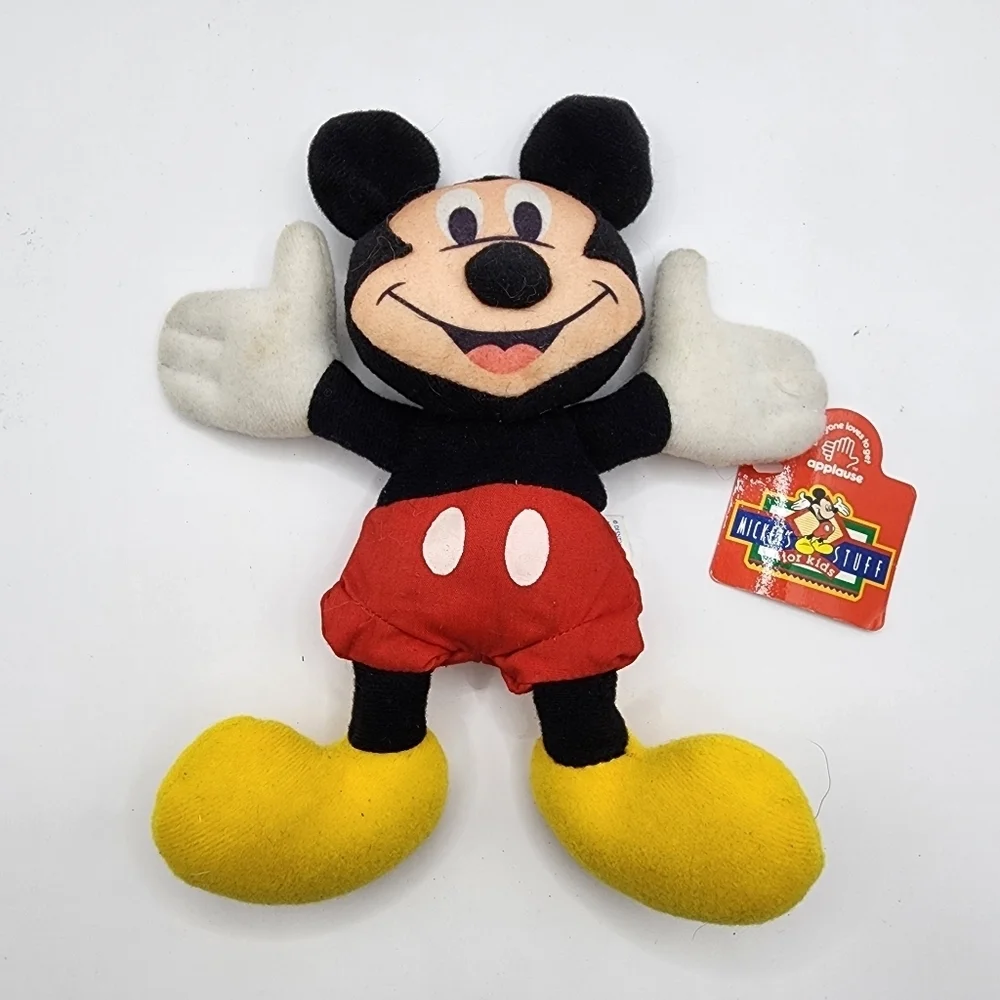Vintage 1995 Applause Mickey Mouse Plush Stuffed Disney